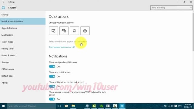 Windwos 10 : How to Show or Hide Power Battery in notification area смотреть онлайн