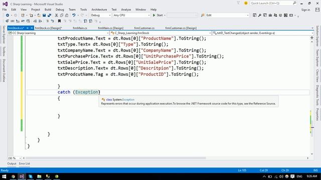 Update Record in C Sharp Lecture 8 смотреть онлайн
