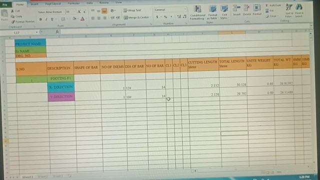BBS OF Footing by Excel. Footing ka BBS EXCEL se kaise nikale।#BBS #BBSbyexcel смотреть онлайн