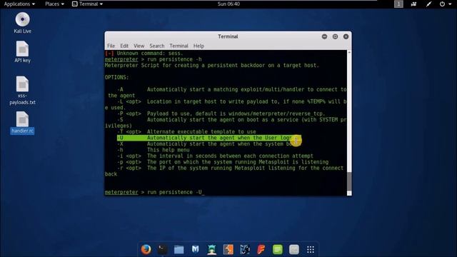 033 Creating persistent backdoor on target machine смотреть онлайн