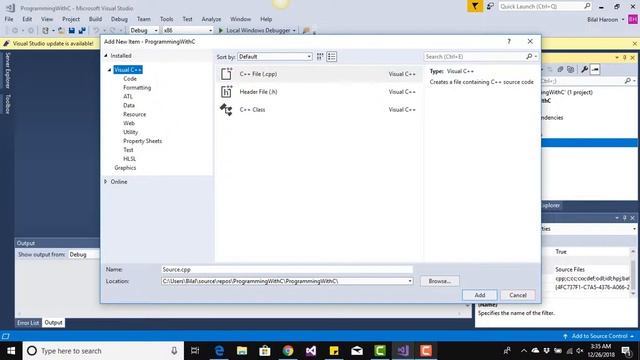 How to create C Program using Visual Studio 2017 смотреть онлайн