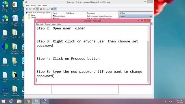 To Change User Password In Windows смотреть онлайн
