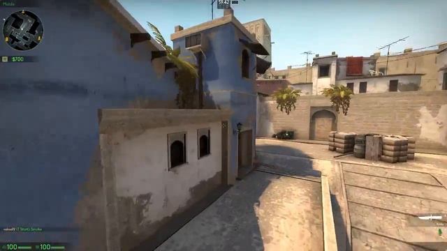CS:GO | How to smoke window on de_mirage (from Tspawn) смотреть онлайн