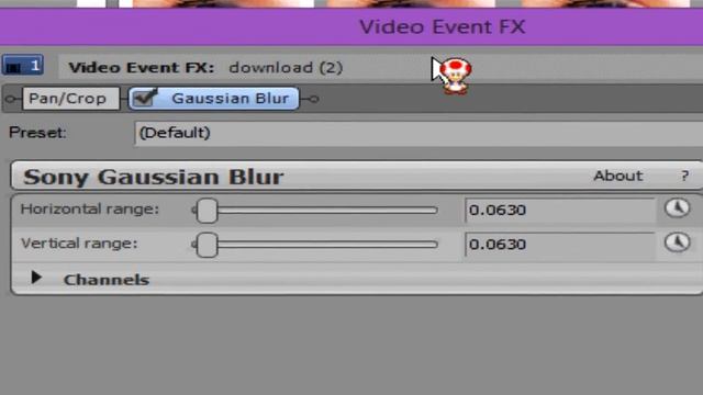 How to add Gaussian Blur to a project in Sony Vegas Pro смотреть онлайн
