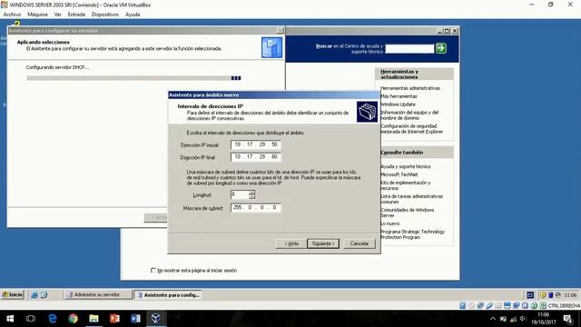 Instalacion de servicio DHCP en Windows Server 2003 смотреть онлайн