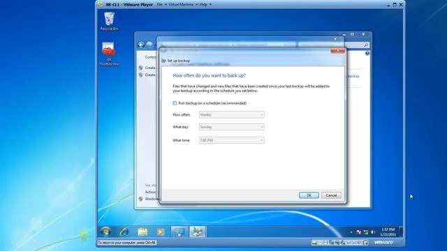 Windows 7 Backup - Setup Backup смотреть онлайн