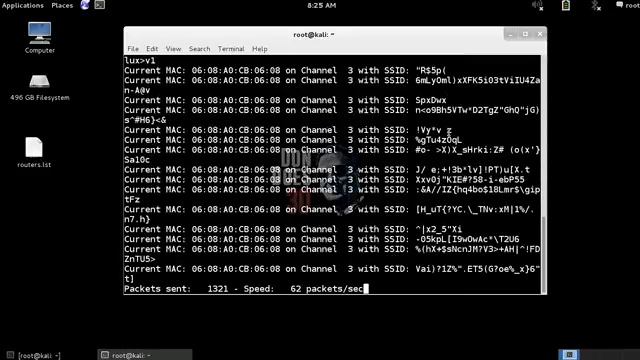 Spoofing Access Points using MDK3 смотреть онлайн