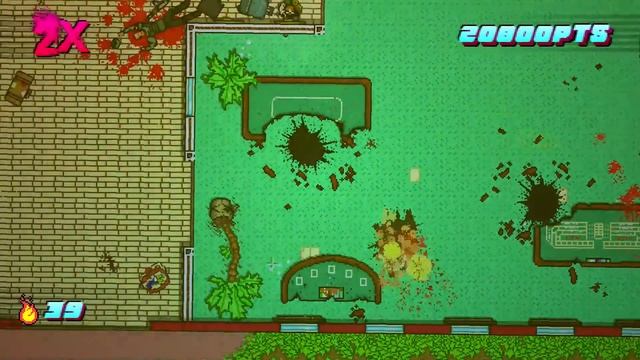 Hotline Miami 2 - Walkthrough on hard (1-800-GETHELP). 14th scene: Stronghold смотреть онлайн