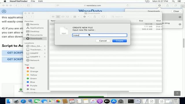 Add Create New File Menu With Script MacOS смотреть онлайн
