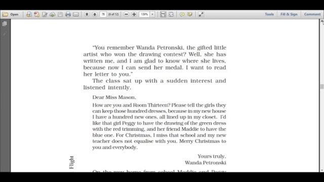 Class XC, Subject English Topic A Hundred Dresses 2 Part 4 смотреть онлайн