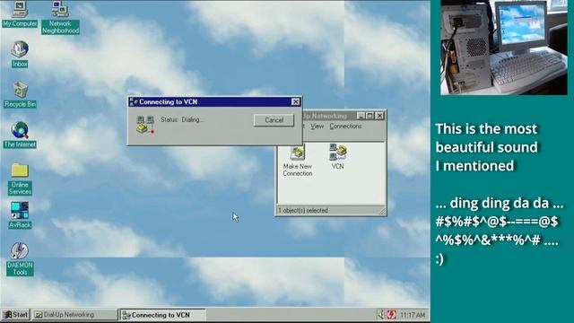 Windows 95 Dial-Up Internet in 2024 #windows95 #retropc #internet смотреть онлайн