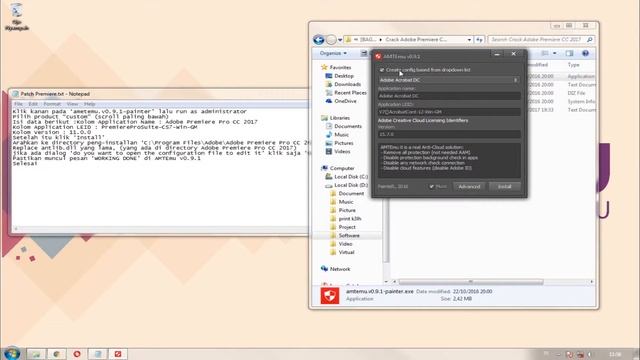 Windows - Cara Install Adobe Premiere Pro CC 2017 смотреть онлайн