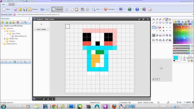 Tuto♥|||Como hacer un cursor pixel ♥! смотреть онлайн