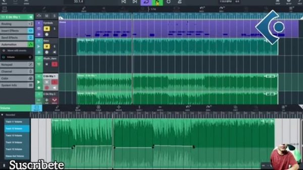 cubasis 3 mezcla y mastering /automatizacion