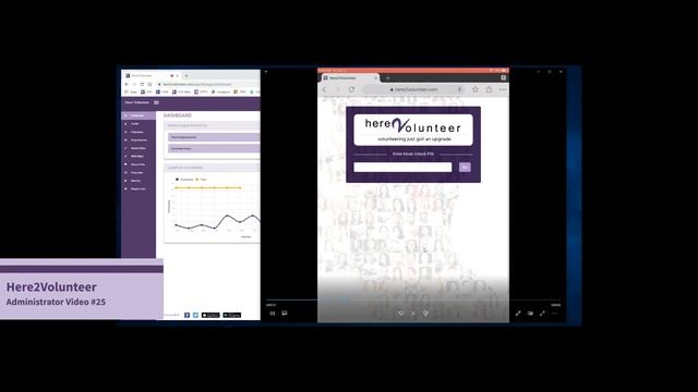 Here2Volunteer (ADMIN25) - Kiosk Mode on iPad смотреть онлайн