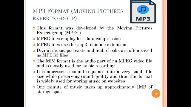 IT/CSE 3 Multimedia and Animation Technology Introduction to Multimedia Systems Part 2(File Formats смотреть онлайн