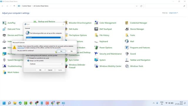 Delete or Reset Your Outlook Profile смотреть онлайн