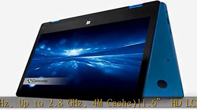 Gateway Newest Touchscreen 11.6 HD 2-in-1 Convertible Laptop in Blue Intel N4020 4GB RAM 64GB SSD M смотреть онлайн