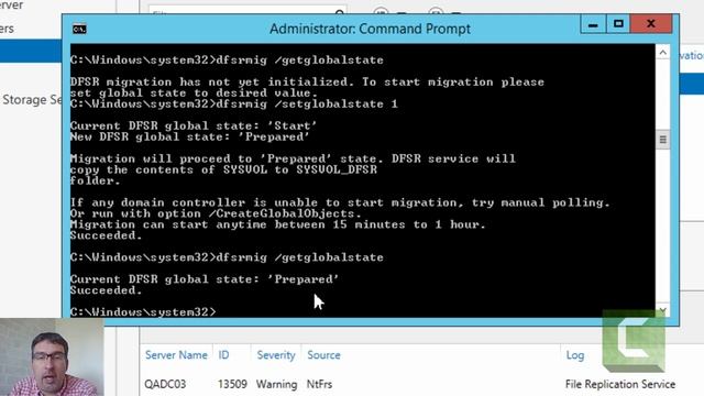 #3 Active Directory Sysvol FRS to DFS-R Migration смотреть онлайн
