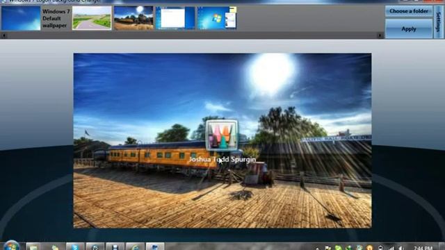 Changing Logon Wallpaper in Windows 7 смотреть онлайн