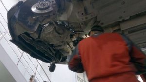 Hyundai i40 снятие двигателя