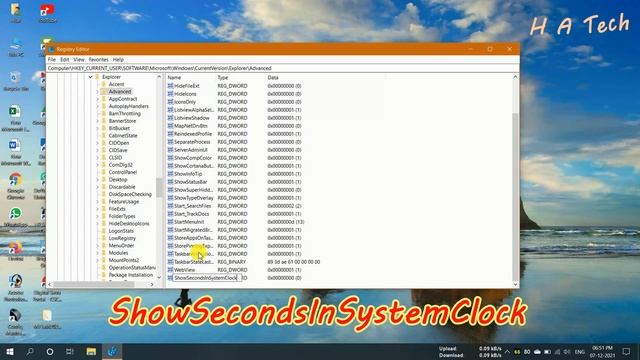 How to display seconds in the system clock in Windows 10 & Change the colour of the mouse pointer смотреть онлайн