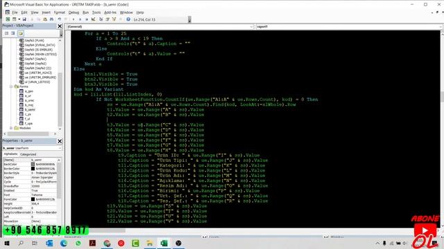 #13 Excel Üretim & Stok Yönetim Program Yapımı Canlı Yayın || EMRE İPEK смотреть онлайн