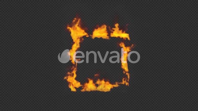 Fire - Square Window | Motion Graphics - Envato elements смотреть онлайн