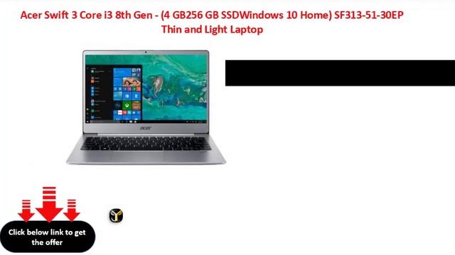 Acer Swift 3 Core i3 8th Gen - (4 GB256 GB SSDWindows 10 Home) SF313-51-30EP Thin and Light Laptop смотреть онлайн
