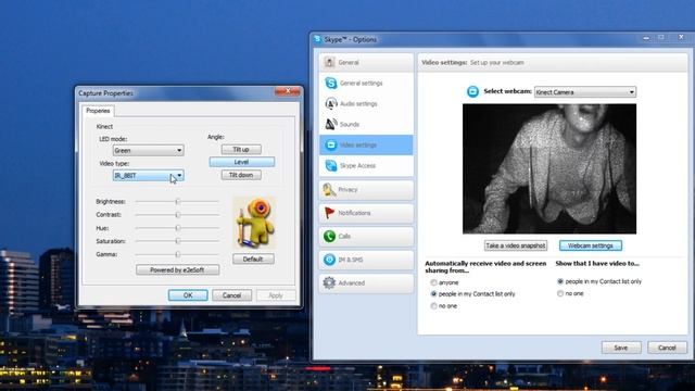 KinectCam - Using Kinect as a Webcam смотреть онлайн
