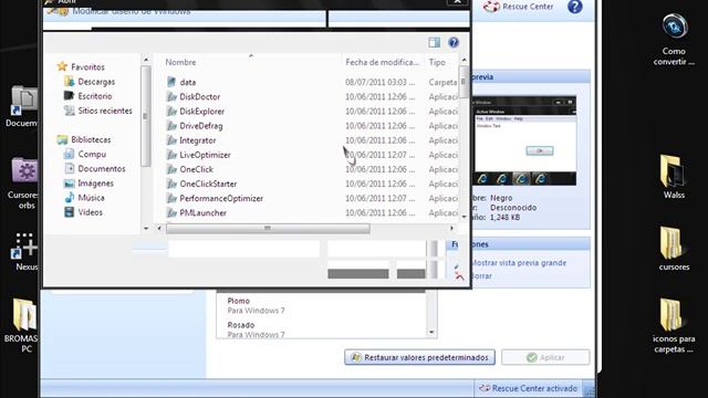Como convertir tu pc a negro Win 7 (Tuneup).mp4 смотреть онлайн