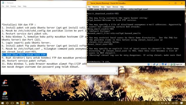 [TUTORIAL] Instalasi SSH dan FTP pada OS Ubuntu Server dengan Client Windows 7 смотреть онлайн