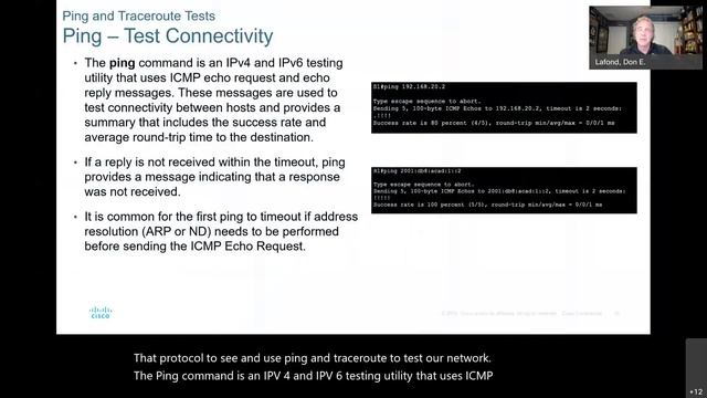 NetAcad ITN Module 13 - Internet Control Message Protocol (ICMP) смотреть онлайн