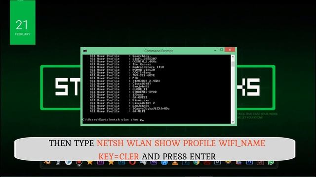 HOW TO FIND SAVED WIFI PASSWORD IN WINDOWS ON CMD смотреть онлайн