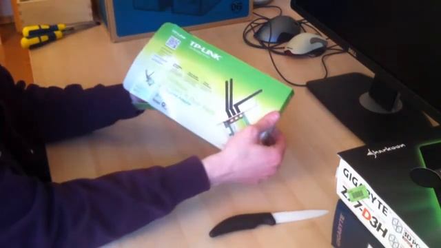 Unboxing TP-Link TL-WDN4800 Wireless N WLAN Karte смотреть онлайн