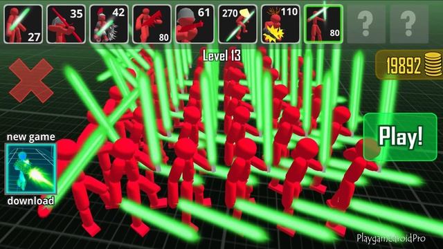 STICKMAN SIMULATOR - Walkthrough Gameplay Part 3 (Stickman Simulator Battle of Warriors Mod) смотреть онлайн