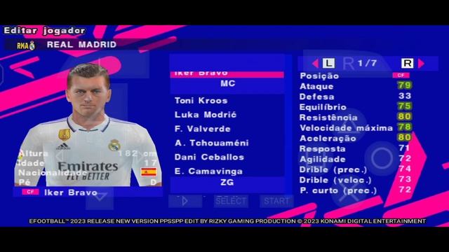 eFootball™ 2023 PPSSPP Android TM ARTS Camera PS5 New Faces Latest Tranfers & Best Graphics смотреть онлайн