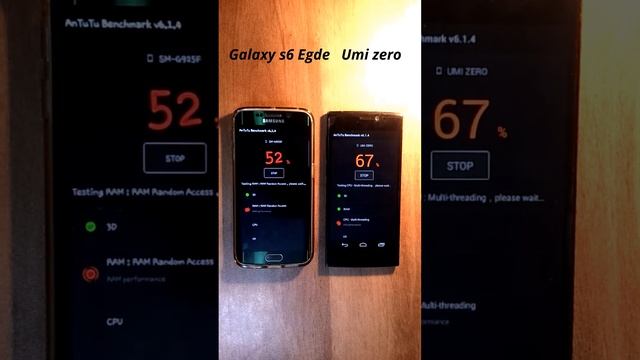 Galaxy s6 vs Umi zero antutu benchmark 1080P смотреть онлайн