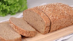 Самый полезный белковый хлебушек без дрожжей и муки, можно есть каждый день. Абсолютно без муки!