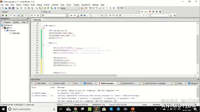 GIF Program development in c++ смотреть онлайн