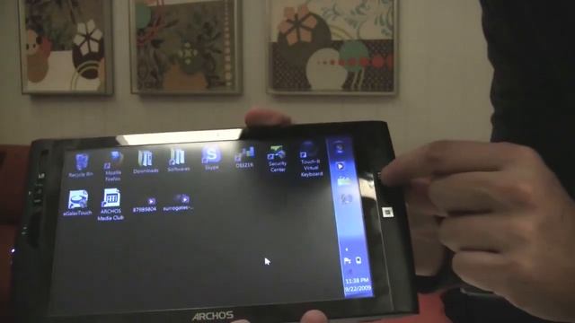 Archos 9 Tablet Hands on und erste Eindruecke смотреть онлайн