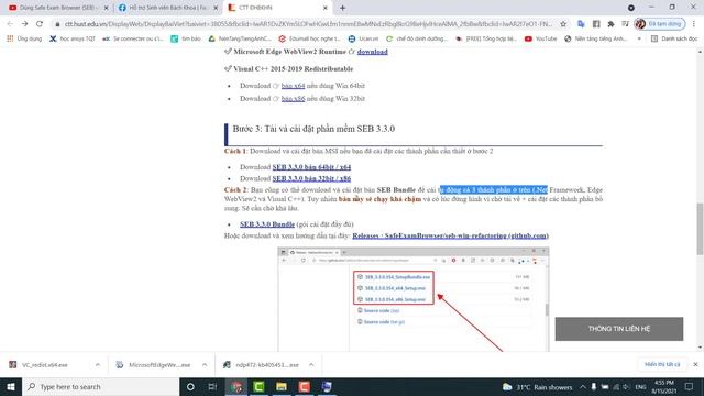 Hướng dẫn cài đặt SEB ( Safe Exam Browser ) cho win 10 pro - Lần đầu cài phần mềm SEB để thi online смотреть онлайн