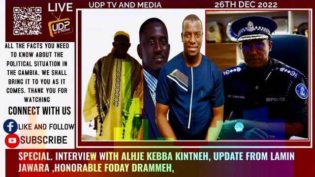 SPECIAL. INTERVIEW WITH ALHJE KEBBA KINTNEH, UPDATE FROM LAMIN JAWARA ,HONORABLE FODAY DRAMMEH, смотреть онлайн