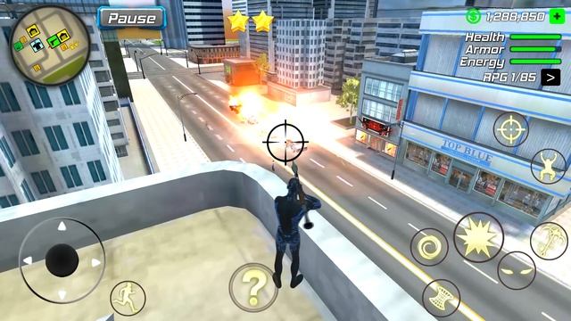 Black Hole Hero Vice Vegas Rope Mafia | New Superhero Game Add New Superpower | Android Gameplay смотреть онлайн