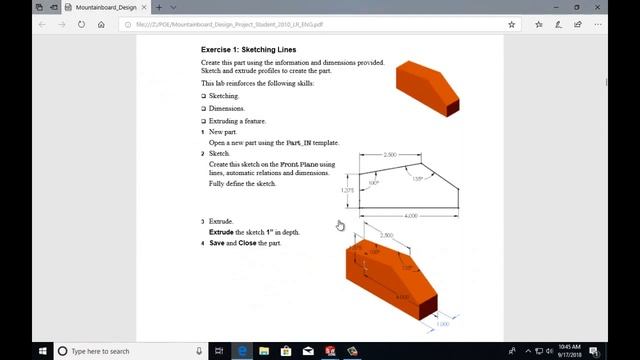 SolidWorks Mountainboard Lesson 2c: Exercises 1 & 2 смотреть онлайн