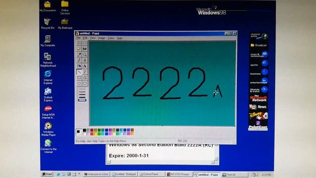 Windows 98 Second Edition 빌드 2222A (1999-4-21) смотреть онлайн