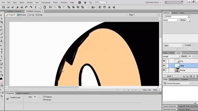 Google Doodle Tutorial 6 - Using Fireworks CS6 to trace images смотреть онлайн