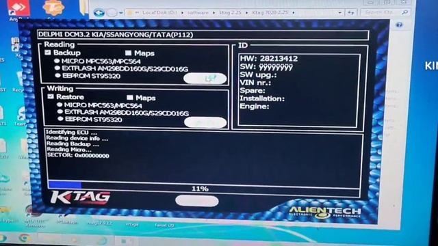 Delphi DCM 3.2 ECM READ & WRITE SUCCESS BY KTAG (TATA SAFARI & TATA ARIA) смотреть онлайн