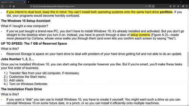 Appendix A - Installing and Upgrading to Windows 10 смотреть онлайн